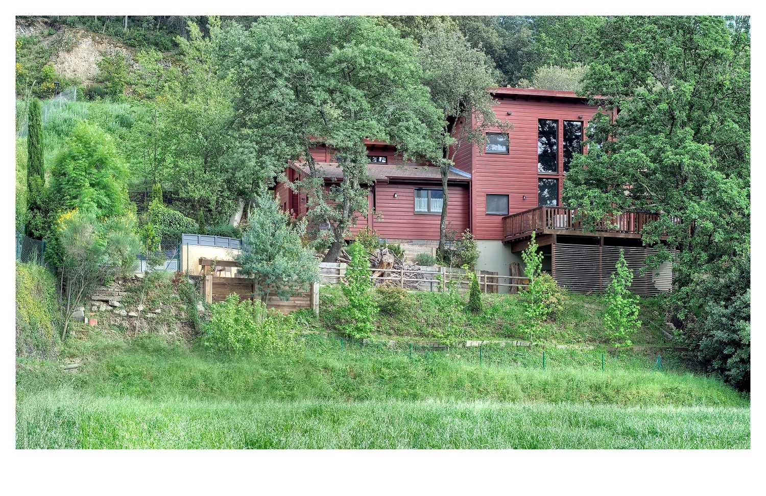 vivienda madera House Habitat Montseny BCN