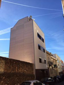 edificio madera Barcelona House Habitat