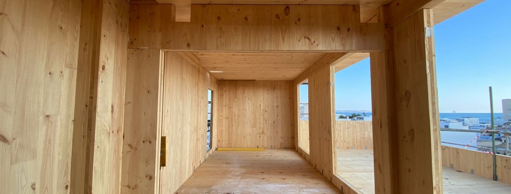 House Habitat builds the tallest wooden building in the Balearic Islands and the first Passivhaus