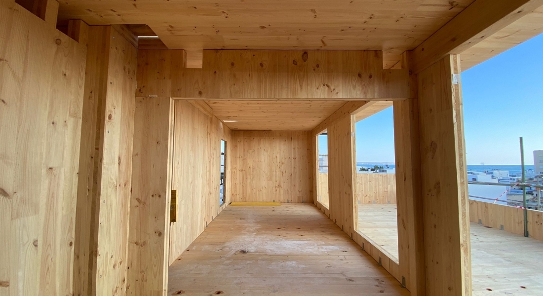 House Habitat builds the tallest wooden building in the Balearic Islands and the first Passivhaus