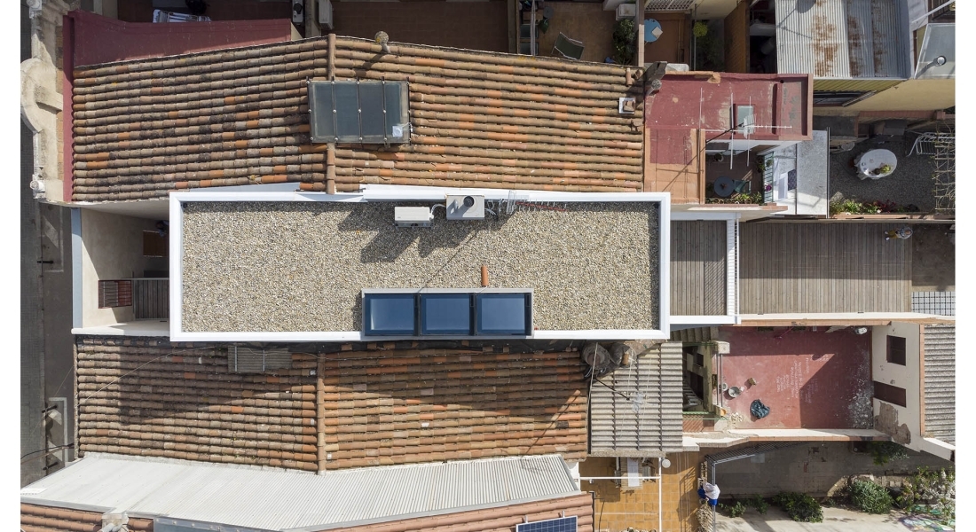 Casa biopasiva entre medianeras en la ciudad de Sabadell