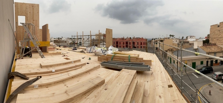 House Habitat construye el edificio plurifamiliar de madera más alto de Baleares y primer Passivhaus