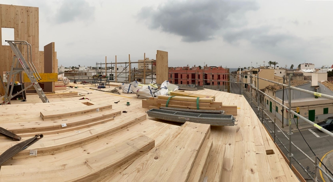 House Habitat construye el edificio plurifamiliar de madera más alto de Baleares y primer Passivhaus