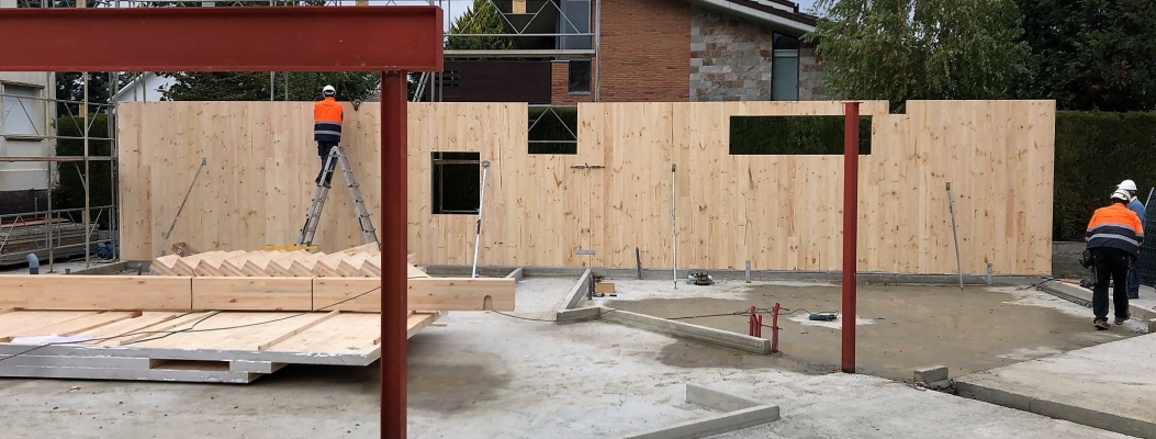 Cross Laminated Timber (CLT), suitable for all types of buildings