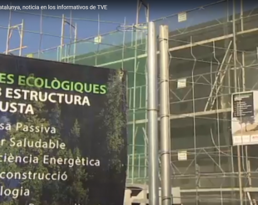 El auge de las viviendas de madera en Catalunya en TVE