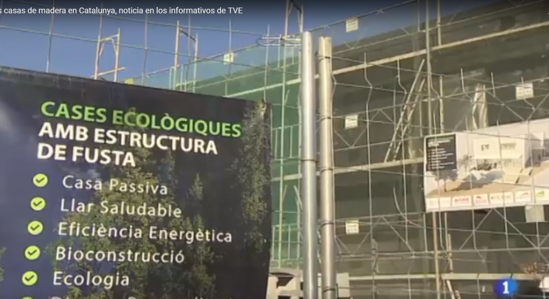 El auge de las viviendas de madera en Catalunya en TVE