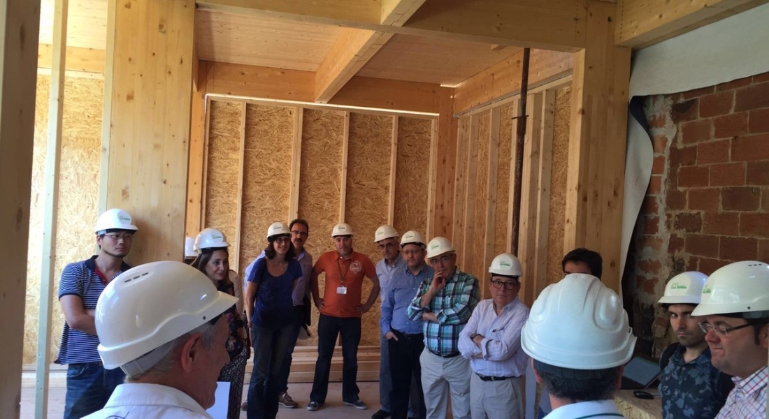 LIGNOMAD visita el edificio de madera que House Habitat construye en Sants