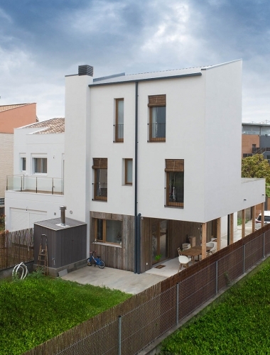 casa madera CLT House Habitat Vilanova i la Geltru2