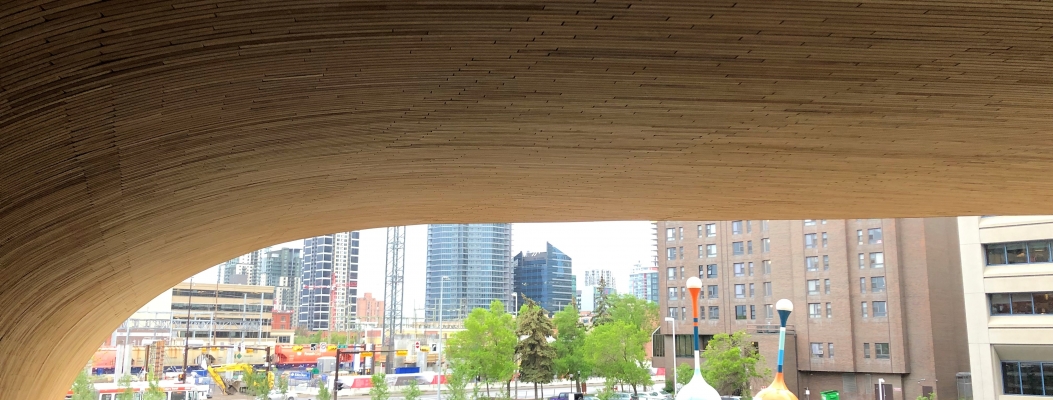 Wood as a regular material in urban architecture